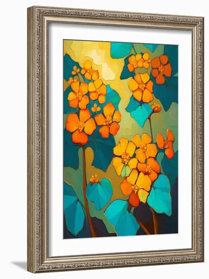 Crossandra Flower-Avril Anouilh-Framed Art Print
