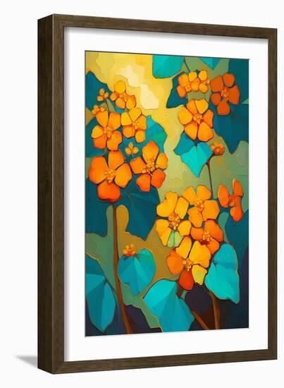 Crossandra Flower-Avril Anouilh-Framed Art Print