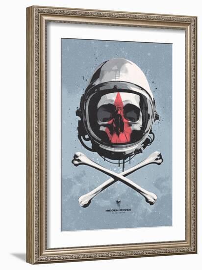 Crossbones-Hidden Moves-Framed Art Print