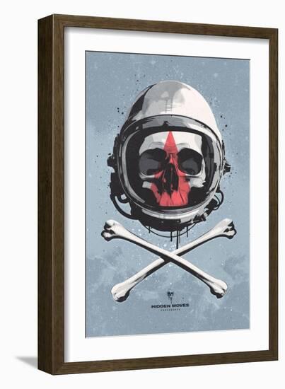 Crossbones-Hidden Moves-Framed Art Print