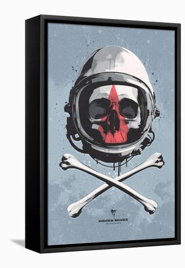 Crossbones-Hidden Moves-Framed Stretched Canvas