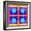 Crossed Squares, 2018-Peter McClure-Framed Giclee Print