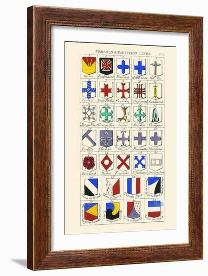 Crosses and Partition Lines-Hugh Clark-Framed Art Print