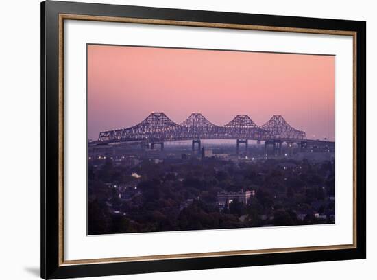 Crosses the Mississippi River-John Coletti-Framed Photographic Print