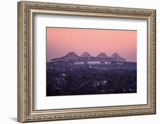 Crosses the Mississippi River-John Coletti-Framed Photographic Print