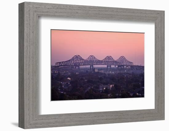 Crosses the Mississippi River-John Coletti-Framed Photographic Print