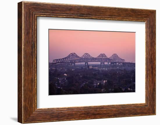 Crosses the Mississippi River-John Coletti-Framed Photographic Print