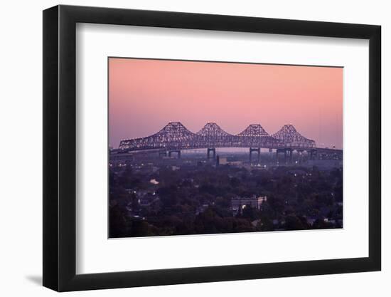 Crosses the Mississippi River-John Coletti-Framed Photographic Print