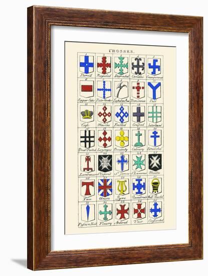 Crosses-Hugh Clark-Framed Art Print