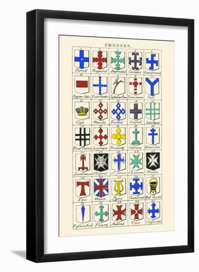 Crosses-Hugh Clark-Framed Art Print