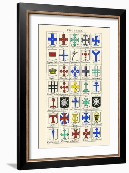 Crosses-Hugh Clark-Framed Art Print