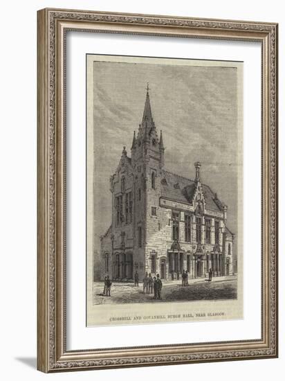 Crosshill and Govanhill Burgh Hall, Near Glasgow-Frank Watkins-Framed Giclee Print