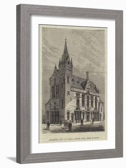 Crosshill and Govanhill Burgh Hall, Near Glasgow-Frank Watkins-Framed Giclee Print