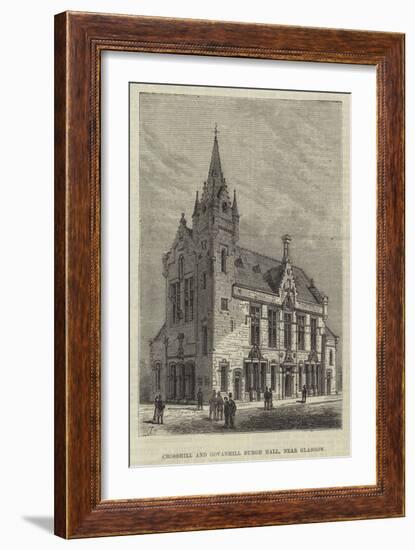 Crosshill and Govanhill Burgh Hall, Near Glasgow-Frank Watkins-Framed Giclee Print