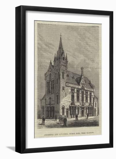 Crosshill and Govanhill Burgh Hall, Near Glasgow-Frank Watkins-Framed Giclee Print