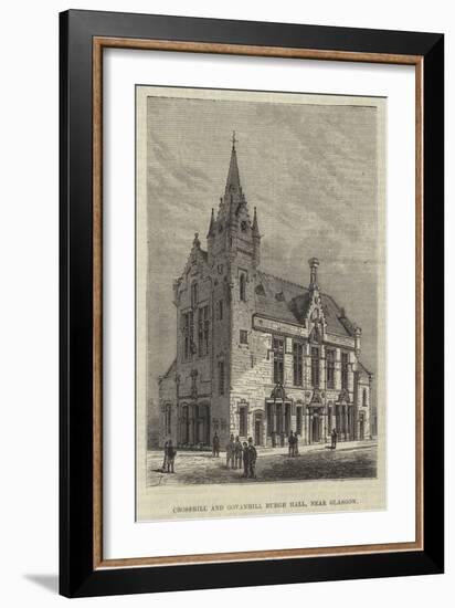 Crosshill and Govanhill Burgh Hall, Near Glasgow-Frank Watkins-Framed Giclee Print