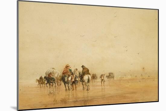 Crossing Lancaster Sands, 1836-David Cox-Mounted Giclee Print