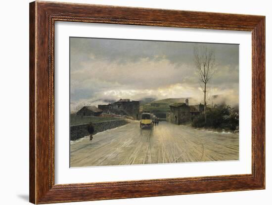 Crossing of Apennines, 1867-Giuseppe De Nittis-Framed Giclee Print