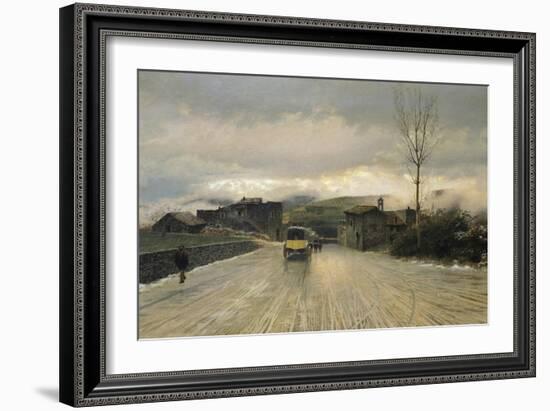 Crossing of Apennines, 1867-Giuseppe De Nittis-Framed Giclee Print