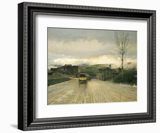 Crossing of Apennines, 1867-Giuseppe De Nittis-Framed Giclee Print