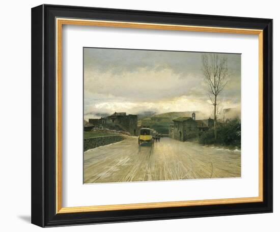 Crossing of Apennines, 1867-Giuseppe De Nittis-Framed Giclee Print