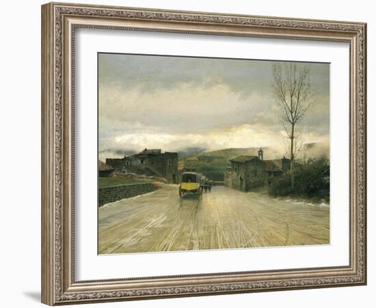 Crossing of Apennines, 1867-Giuseppe De Nittis-Framed Giclee Print