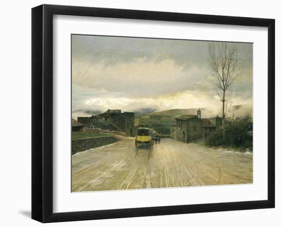 Crossing of Apennines, 1867-Giuseppe De Nittis-Framed Giclee Print