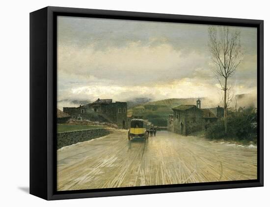 Crossing of Apennines, 1867-Giuseppe De Nittis-Framed Premier Image Canvas