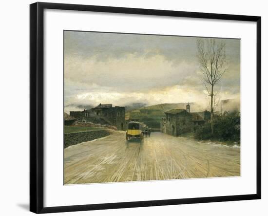 Crossing of Apennines, 1867-Giuseppe De Nittis-Framed Giclee Print