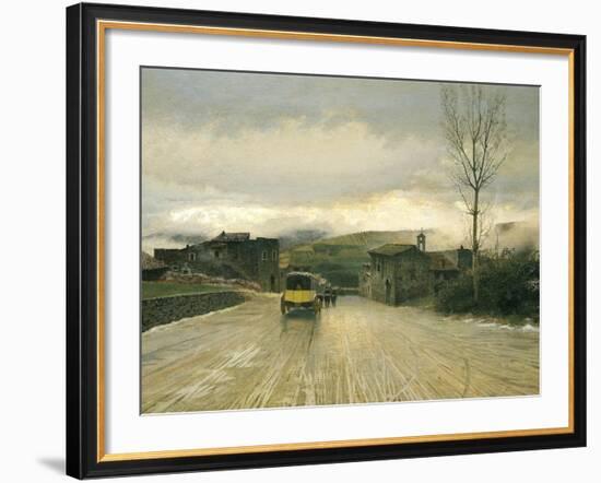 Crossing of Apennines, 1867-Giuseppe De Nittis-Framed Giclee Print