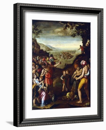 Crossing of Red Sea-Santi Di Tito-Framed Giclee Print