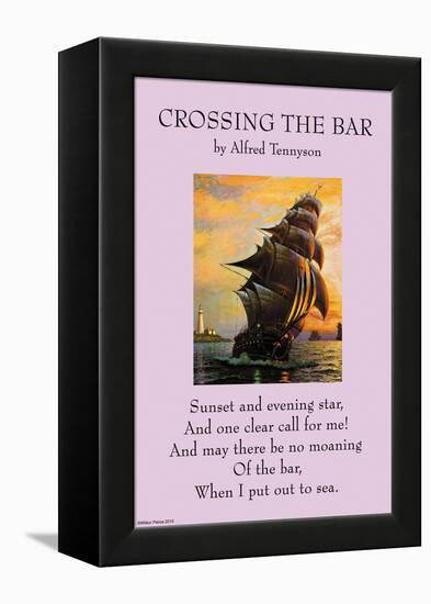 Crossing the Bar-null-Framed Stretched Canvas