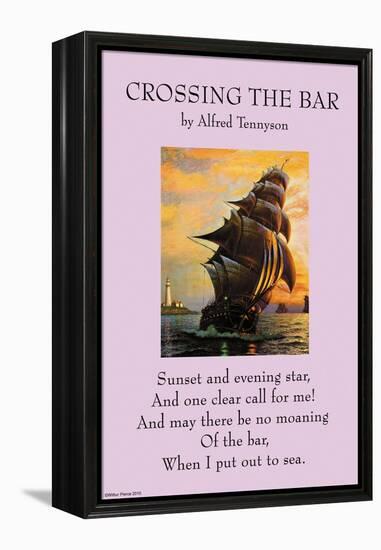 Crossing the Bar-null-Framed Stretched Canvas