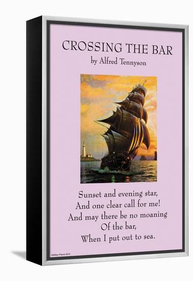 Crossing the Bar-null-Framed Stretched Canvas