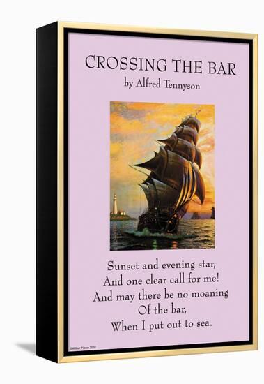 Crossing the Bar-null-Framed Stretched Canvas