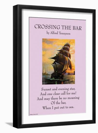 Crossing the Bar-null-Framed Premium Giclee Print