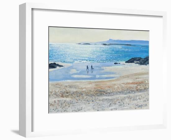 Crossing the Beach, 2014-Charles Simpson-Framed Giclee Print
