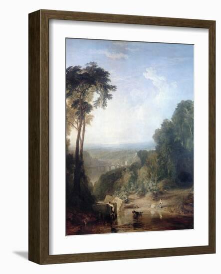 Crossing the Brook, C1815-J. M. W. Turner-Framed Giclee Print