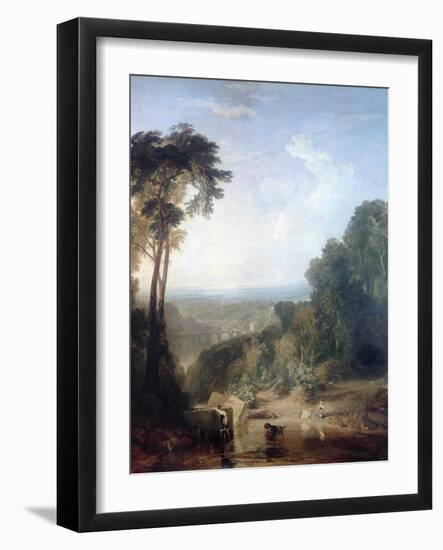 Crossing the Brook, C1815-J. M. W. Turner-Framed Giclee Print