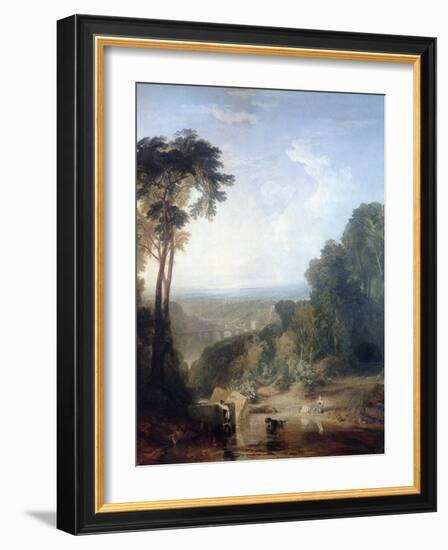 Crossing the Brook, C1815-J. M. W. Turner-Framed Giclee Print