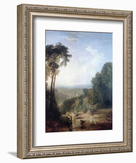 Crossing the Brook, C1815-J. M. W. Turner-Framed Giclee Print