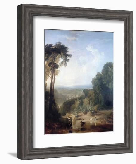 Crossing the Brook, C1815-J. M. W. Turner-Framed Giclee Print