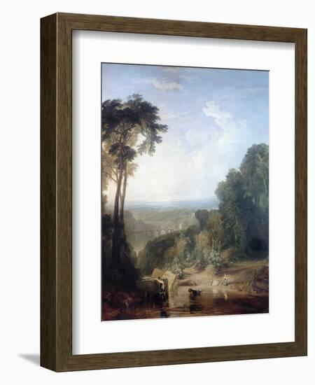 Crossing the Brook, C1815-J. M. W. Turner-Framed Giclee Print