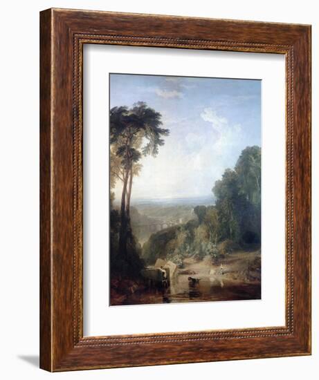 Crossing the Brook, C1815-J. M. W. Turner-Framed Giclee Print