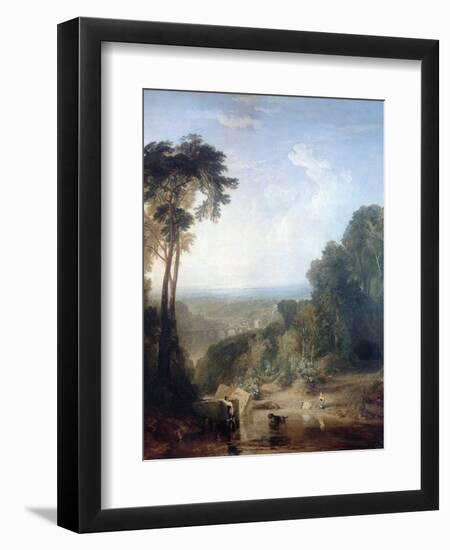 Crossing the Brook, C1815-J. M. W. Turner-Framed Giclee Print