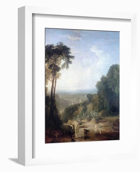 Crossing the Brook, C1815-J. M. W. Turner-Framed Giclee Print