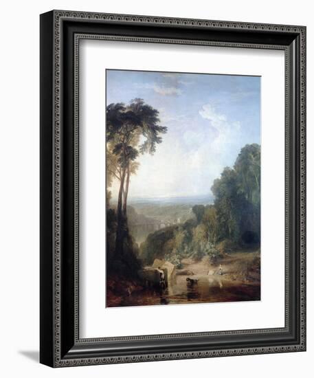 Crossing the Brook, C1815-J. M. W. Turner-Framed Giclee Print
