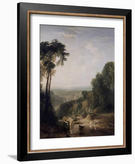 Crossing the Brook-J. M. W. Turner-Framed Giclee Print