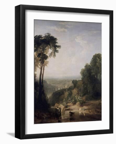 Crossing the Brook-J. M. W. Turner-Framed Giclee Print