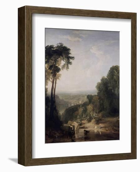 Crossing the Brook-J. M. W. Turner-Framed Giclee Print